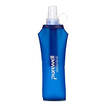 【中古】【輸入品・未使用】Purewell ソフトTPU折りたたみ式ウォーターフィルターコンテナ BPAフリー アウトドアフィルターウォーターバッグ スポーツ キャンプ ハイキング