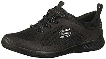 【中古】【インポート品・未当て嵌める】Skechers レディース 流行り物スニーカー US 大きさ: 6.5 色つや: 黒いこと