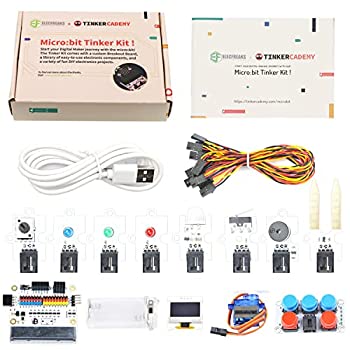 【中古】【輸入品・未使用】Elecfreaks マイクロビットティンカーキット 子供用 ベーシックコーディング学習キット マイクロビット初心者 子供用 ガイダンスマニュアル付き