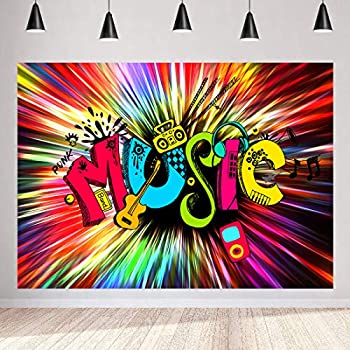 【中古】【輸入品・未使用】MEETSIOY 抽象音楽アート背景 音楽パーティー クール音楽エレメント 写真撮影 背景 パーティー 写真撮影小道具 7x5フィート HXMT658｜スカイマーケットプラス 17,851円