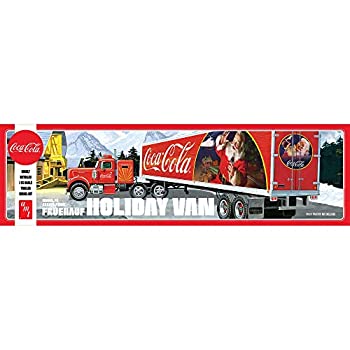 【中古】【輸入品・未使用】AMT 1/25 フルハーフ ホリデーハウラー・セミトレーラー (コカ・コーラ) プラモデル AMT1165