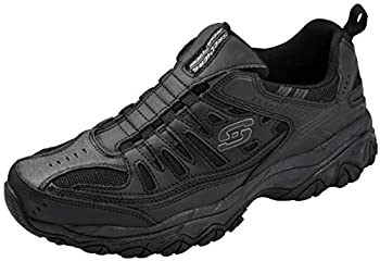 【中古】【インポート品・未当て嵌める】Skechers Men\u0027s Afterburn M. Fit Wonted Loafer%ｶﾝﾏ% Black/Black%ｶﾝﾏ% 9.5 M US