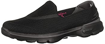 【中古】【輸入品・未使用】Skechers Performance レディース Go Walk 3 スリッポン ウォーキングシューズ US サイズ: 8 Wide カラー: ブラック