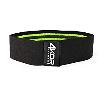 【中古】【輸入品・未使用】4KOR フィットネスヒップバンド 抵抗ループサークル ダイナミックなウォームアップやヒップと大臀筋の活性化に最適 L
