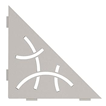 【中古】【輸入品・未使用】Schluter Systems 三角コーナーシェルフ E カーブデザイン グレージュ (SES1D6TSBG) Kerdi-Line シャワーアクセサリー