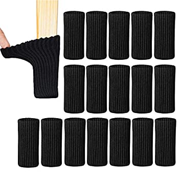 【中古】【輸入品・未使用】椅子脚ソックス 24個 硬材床用家具ソックス 高伸縮性椅子ソックス 滑り止め家具脚ソックス 家具カバー 周囲2.7インチから7インチ ブラック｜スカイマーケットプラス