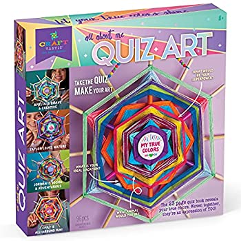 【中古】【輸入品・未使用】Craft-tastic ? All About Me Quiz Art ? クラフトキット ? 楽しい質問に答えてパーソナライズされたアート作品を作りましょう画像