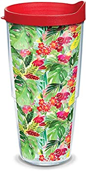 【中古】【インポート品・未当て嵌める】Tervis 断熱タンプラー さあ美と真っ赤蓋付き添い人 24薬局衡オンス 1335149
