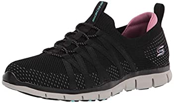 【中古】【インポート品・未当て嵌める】Skechers Women\u0027s Athleisure Sneaker%ｶﾝﾏ% Black%ｶﾝﾏ% 8 US medium