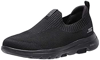 【中古】【インポート品・未当て嵌める】Skechers レディース ウォーキングスニーカー US 大きさ: 7.5 色つや: 黒いこと