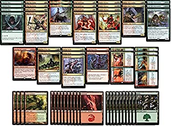 Gruul Aggro Riot Deck - Red Green - Modern Legal - Custom Built - Magic The Gathering - MTG - 60 Card