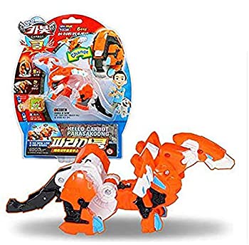 【中古】【輸入品・未使用】[Hello Cabot]2020年 最新 ハローカボト シーズン8 自動変身 恐竜ロボット/（パラサウロロフス）/卵を落とすと恐竜に変身/ Hello Cabot PARASAKO｜スカイマーケットプラス