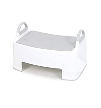【中古】【インポート品・未当て嵌める】IFAM アイファム ベビーステップスツール Step Stool 助けること上がり段 一人でも熟練したです! 踏み台 居敷き 勝手もとや洗面台で大放射能 (白いこと/1段/Herring