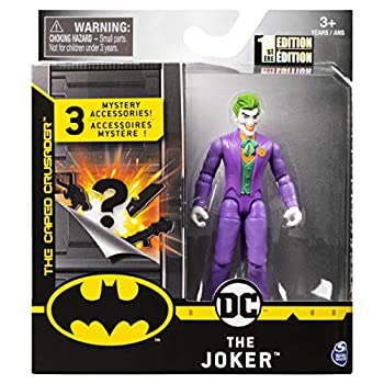 【中古】【輸入品・未使用】Spin Master DCバットマン 2020 ジョーカー 4インチ アクションフィギュア