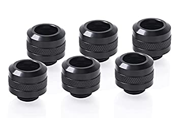 【中古】【輸入品・未使用】Alphacool Eiszapfen PRO ハードチューブ継手 G1/4 外径13mm ディープブラック 6個パック｜スカイマーケットプラス