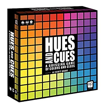 【中古】【輸入品・未使用】USAOPOLY ヒューズ&キューズ HUES and CUES 鮮やかな色あてゲーム 家族でのゲームナイトに ヒントの言葉と色をつなぎ合わせる 480色の正方形|スカイマーケットプラス
