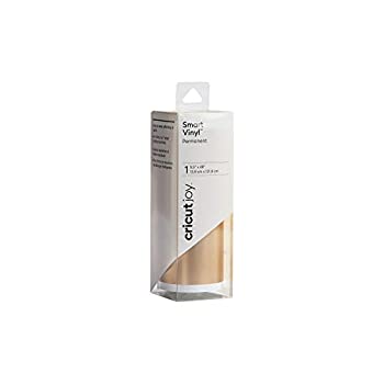 【中古】【輸入品・未使用】Cricut Joy スマートビニール - パーマネントマットメタリック - 5.5インチ x 48インチ 粘着デカールシート - シャンパン