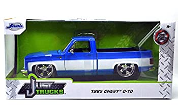 【中古】【輸入品・未使用】JadaTOYS 1:24scale JUST TRUCKS %ダブルクォーテ%1985 CHEVY C-10 (BLUE/WHITE)%ダブルクォーテ% ジェイダトイズ 1:24スケール ジャストトラックス「