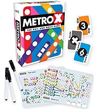 【中古】【インポート品・未当て嵌める】競り合いともし火 Gamewright Store 地下鉄道X Metro X-Rail＆Write競り合い ゲーム盤競り合い 知育 ［並行輸入］