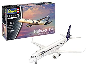 【中古】【輸入品・未使用】Revell 03883 1:144 Embraer 190 Lufthansa New Livery Plastic Model Kit [並行輸入品]｜スカイマーケットプラス