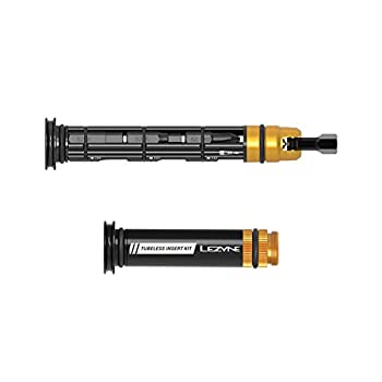 【中古】【輸入品・未使用】LEZYNE 自転車二重挿入キット ハンドルバー挿入エンドキャップ マルチツール チューブレスタイヤ修理キット タイヤストリップ5本&ツールインサー
