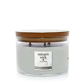 【中古】【輸入品・未使用】Nature's Wick スモークバニラキャンドル