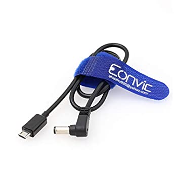 【中古】【インポート品・未当て嵌める】Micro USB to Right Angle 2.1粍 DC Power Cable for Tilta Nucleus Nano Motor (Straight Micro USB)