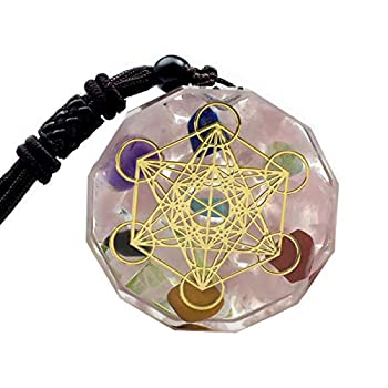 【中古】【輸入品・未使用】Magic Energy オルゴンペンダント レイキ メタトロン キューブ マーカバネックレス グリーン｜スカイマーケットプラス