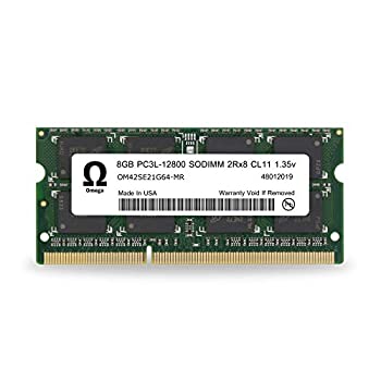 【中古】【輸入品・未使用】Adamanta Omega 8GB (1x8GB) ノートパソコンメモリアップグレード DDR3/DDR3L 1600Mhz PC3L-12800 SODIMM 2Rx8 CL11 1.35v ノートブックRAM DRAM