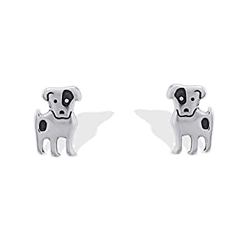 【中古】【輸入品・未使用】Boma Jewelry スターリングシルバー 子犬 スタッドピアス|スカイマーケットプラス