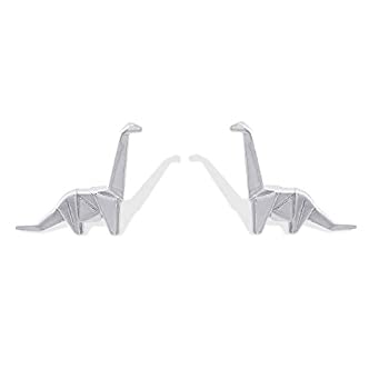 【中古】【輸入品・未使用】Boma Jewelry スターリングシルバー 折り紙ブロントサウルス 恐竜スタッドイヤリング|スカイマーケットプラス