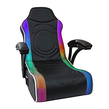 【中古】【輸入品・未使用】X Rocker 5110701 エメラルド RGB フロアロッカー 2.0 有線 X2 25.5 x 20 x 26 ブラック|スカイマーケットプラス