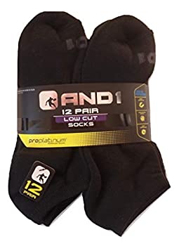 【中古】【輸入品・未使用】12ペア AND1 ブラック ローカット アンクルソックス メンズ サイズ 6-12.5 プロプラチナ1個 9,208円