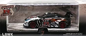【中古】【輸入品・未使用】KJ Miniatures 1/64 LBWK ニッサン GT-R R35 Belgium GTR store edition 完成品
