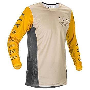 【中古】【輸入品・未使用】Fly Racing 2021 キネティックジャージ - K121 (XXL) (マスタード/ストーン/グレー)