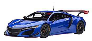 【中古】【インポート品・未当て嵌める】AUTOart 1/18 ホンダ NSX GT3 2018 ご機嫌基準打数・青み 成し遂げる品 81896