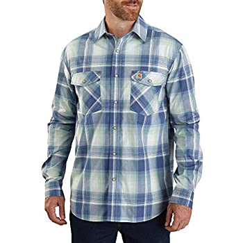 【中古】【輸入品・未使用】Carhartt Men's Big & Tall Long-Sleeve%カンマ% Dark Blue%カンマ% 4X-Large