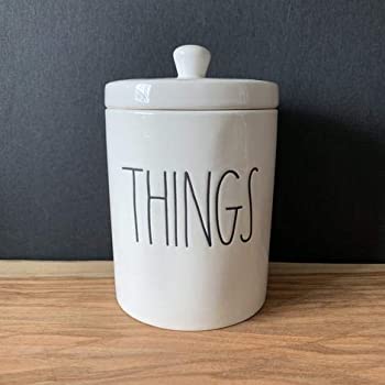 【中古】【輸入品・未使用】Rae Dunn THINGS ホルダー セラミック ホワイト|スカイマーケットプラス