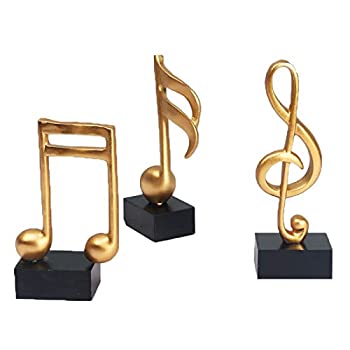 【中古】【輸入品・未使用】3個 音楽デコレーション ホーム用 ゴールド 音符 装飾 リビングルーム用｜スカイマーケットプラス