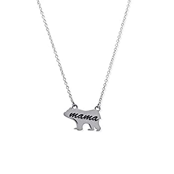 【中古】【輸入品・未使用】Boma Jewelry スターリングシルバー ママベアネックレス 18インチ