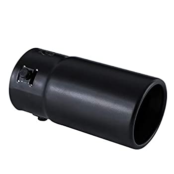 【中古】【輸入品・未使用】ブラックエキゾーストチップ - 1.75～2.5インチの排気テールパイプ直径に適合- ブラックコーティングステンレススチール - カーマフラーチップ｜スカイマーケットプラス
