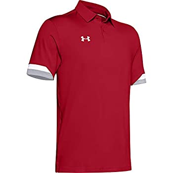 【中古】【インポート品・未当て嵌める】Under Armour Men\u0027s UA Trophy Polo (3X-Large%ｶﾝﾏ% Red-White)