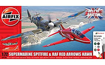 【中古】【輸入品・未使用】エアフィックス 1/72 ベストオブブリティッシュ スピットファイア ＆ ホーク プラモデル X50187｜スカイマーケットプラス