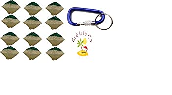 【中古】【インポート品・未当て嵌める】Gr8 Life Co 電話を掛けるマン 51 スリップオン バヨネット ロゼット 提燈 マントル (12容器に並べる) + カラビナキーチェーンバンドル カラビナ-スポーツ・アウトドア-登山・クライミング