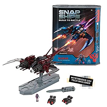 【中古】【輸入品・未使用】Snap Ships Scarab K.L.A.W.インターセプター - カスタムビルディングとバトルプレイのための組み立て玩具 - 対象年齢8歳以上|スカイマーケットプラス