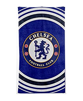 【中古】【輸入品・未使用】7779　チェルシーFC　CHELSEA FC ビーチタオル　バスタオル　70cm×140cm　綿100％ [並行輸入品]