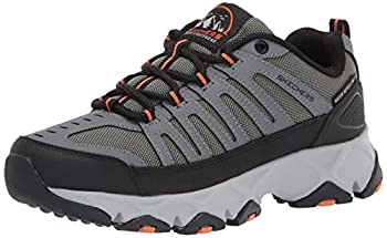 【中古】【インポート品・未当て嵌める】Skechers Men\u0027s Crossbar Stilholt Oxford%ｶﾝﾏ% Gray/Orange%ｶﾝﾏ% 13