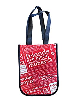 【中古】【輸入品・未使用】Lululemon レッドトート マニフェスト ブラックハンドル トートバッグ｜スカイマーケットプラス