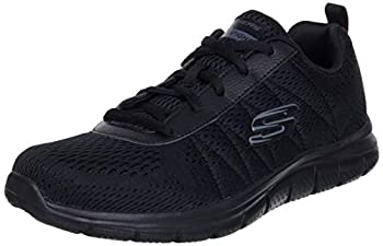 【中古】【輸入品・未使用】Skechers Men's Track Moulton Oxford%ｶﾝﾏ% Black｜スカイマーケットプラス