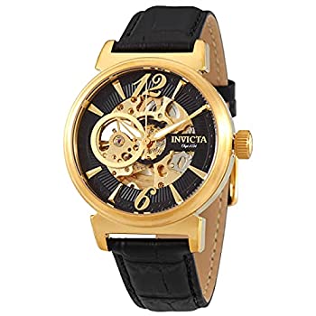 【中古】【インポート品・未当て嵌める】Invicta Men\u0027s 30463 Objet D Art Automatic Multifunction Black Dial Watch
